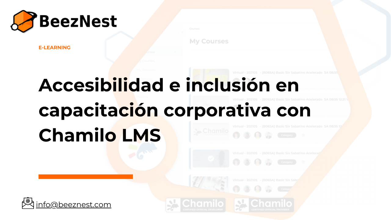 Accesibilidad e inclusión en capacitación corporativa con Chamilo LMS