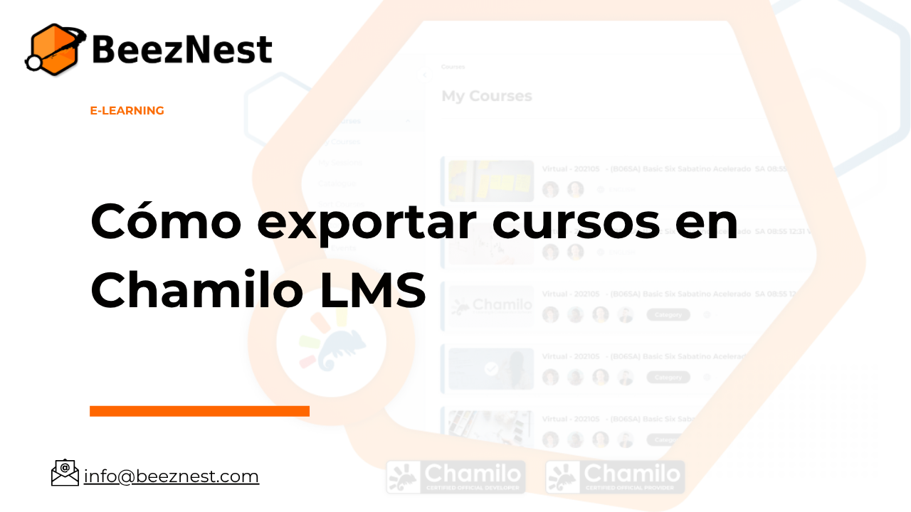 Cómo exportar cursos en Chamilo LMS Cómo exportar cursos en Chamilo LMS