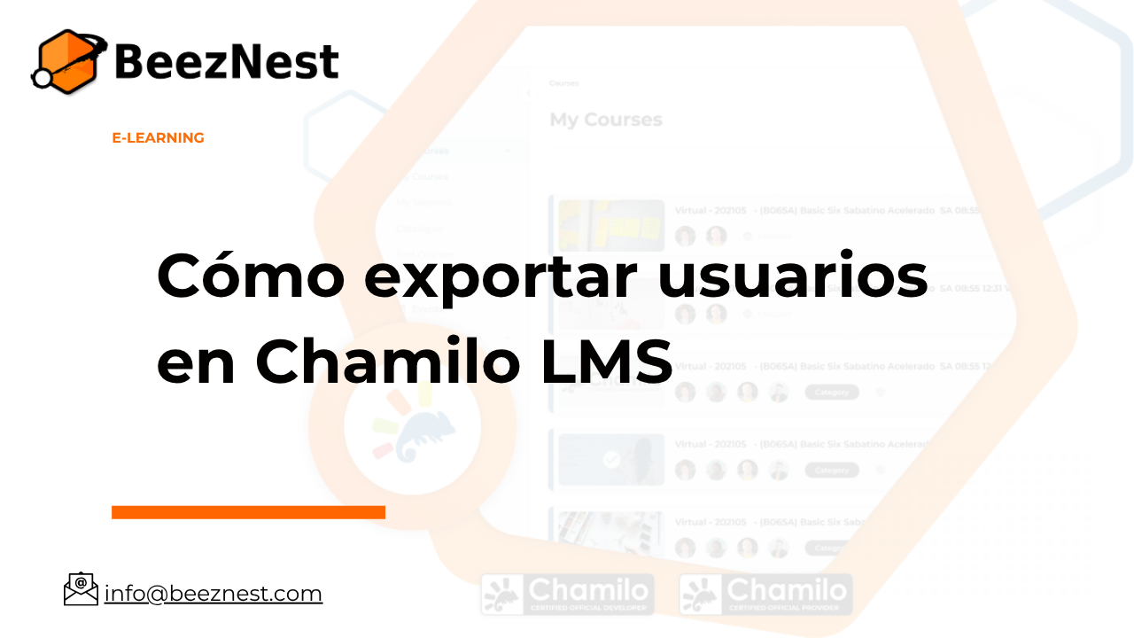 Cómo exportar usuarios en Chamilo LMS