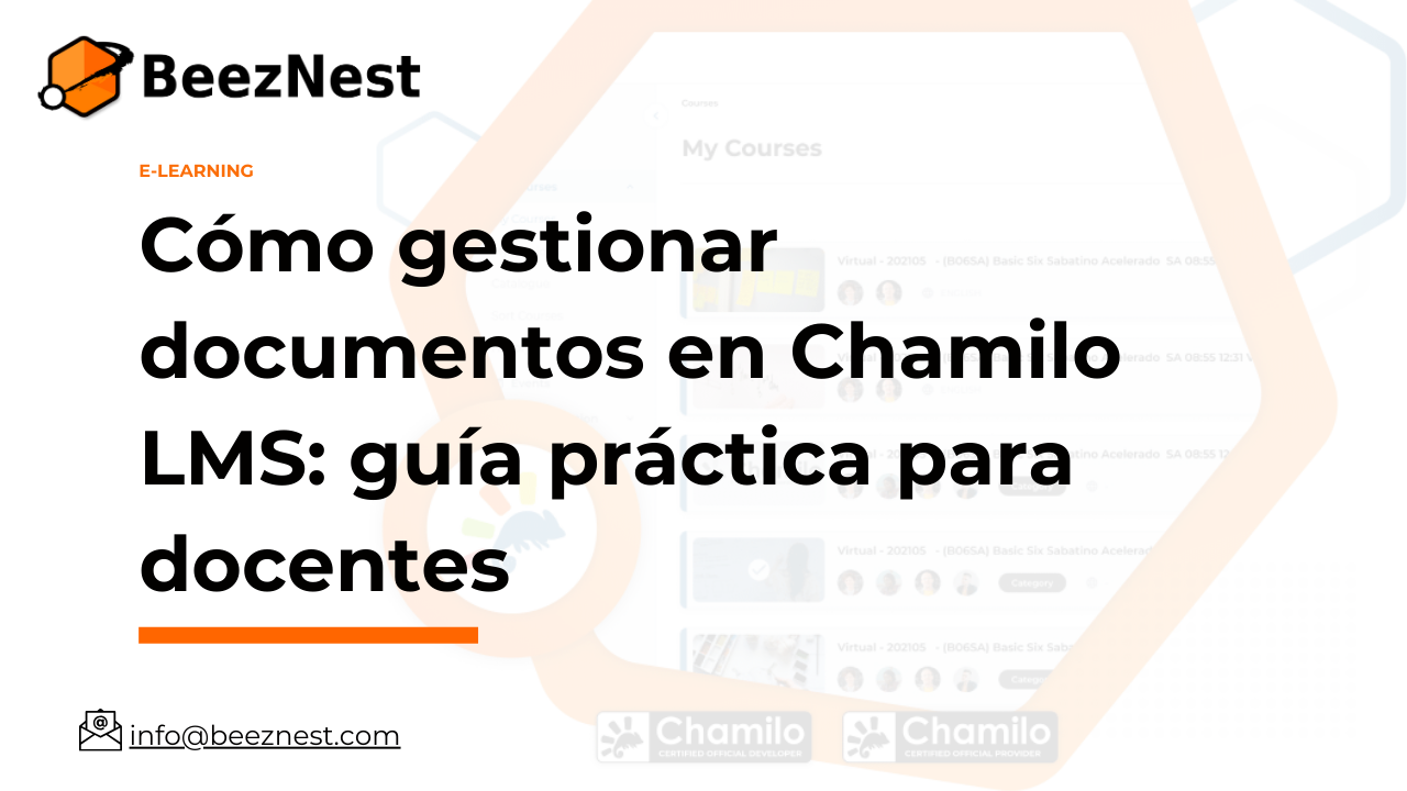 Cómo gestionar documentos en Chamilo LMS: guía práctica para docentes