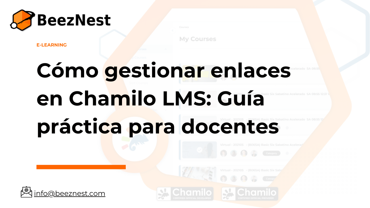 Cómo gestionar enlaces en Chamilo LMS: guía práctica para docente