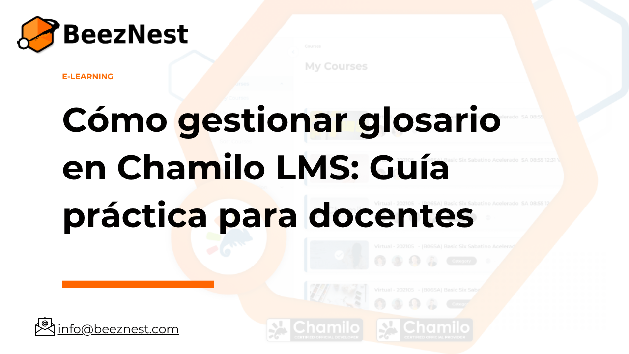 Cómo gestionar el glosario en Chamilo LMS: Guía práctica para docentes