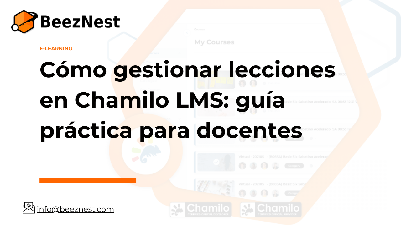 Cómo gestionar lecciones en Chamilo LMS: guía práctica para docentes