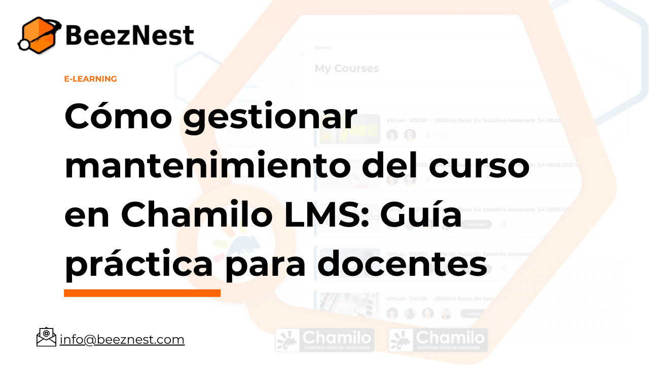 Cómo gestionar mantenimiento del curso en Chamilo LMS: Guía práctica para docentes