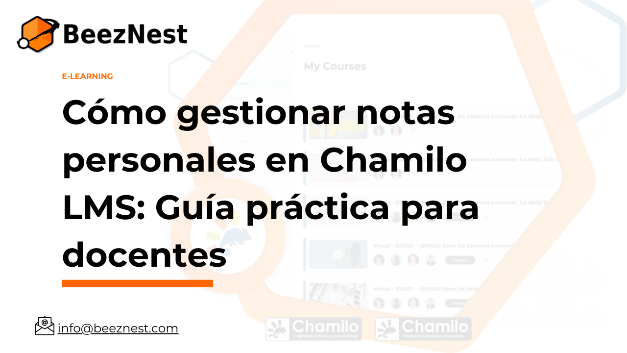 Cómo gestionar notas personales en Chamilo LMS: Guía práctica para docentes