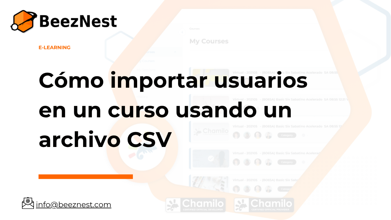 Cómo importar usuarios en un curso usando un archivo CSV