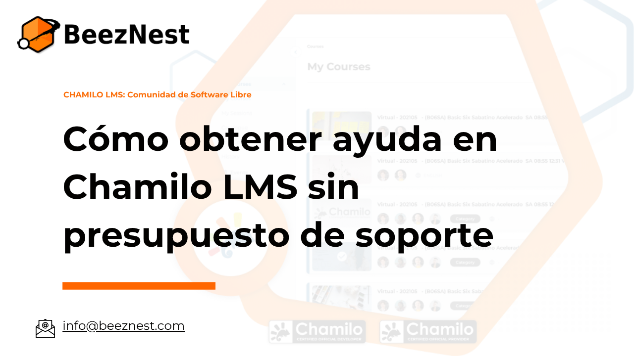 Cómo obtener ayuda en Chamilo LMS sin presupuesto de soporte