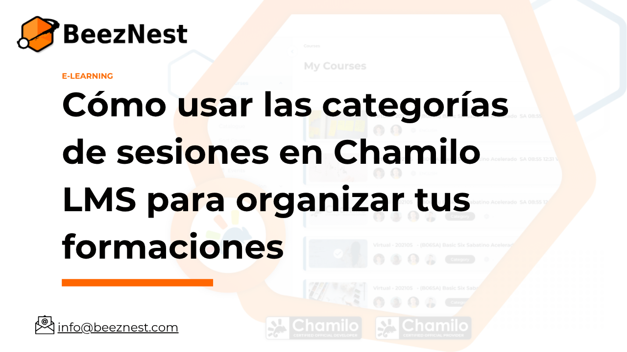 Cómo usar las categorías de sesiones en Chamilo LMS para organizar tus formaciones