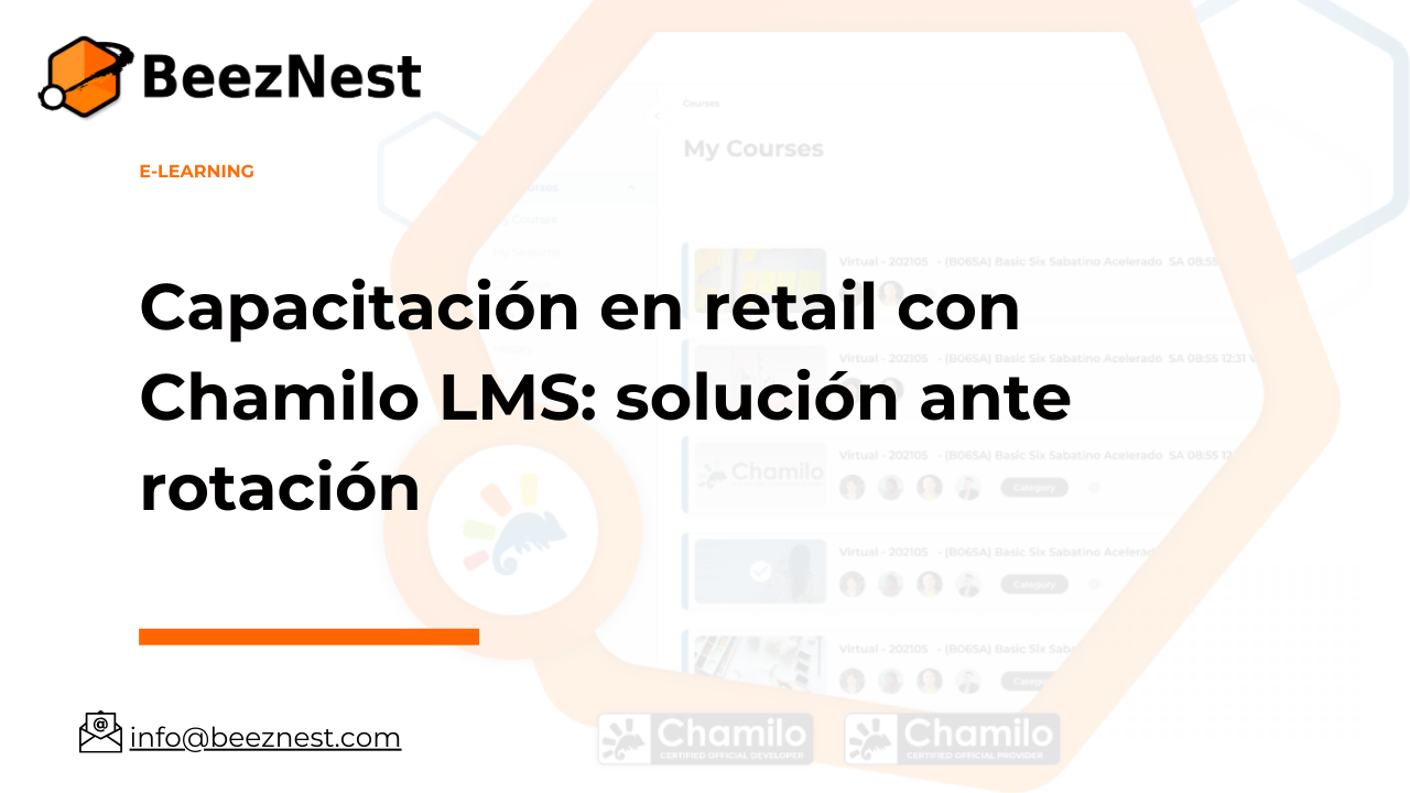 Capacitación en retail con Chamilo LMS: solución ante rotación