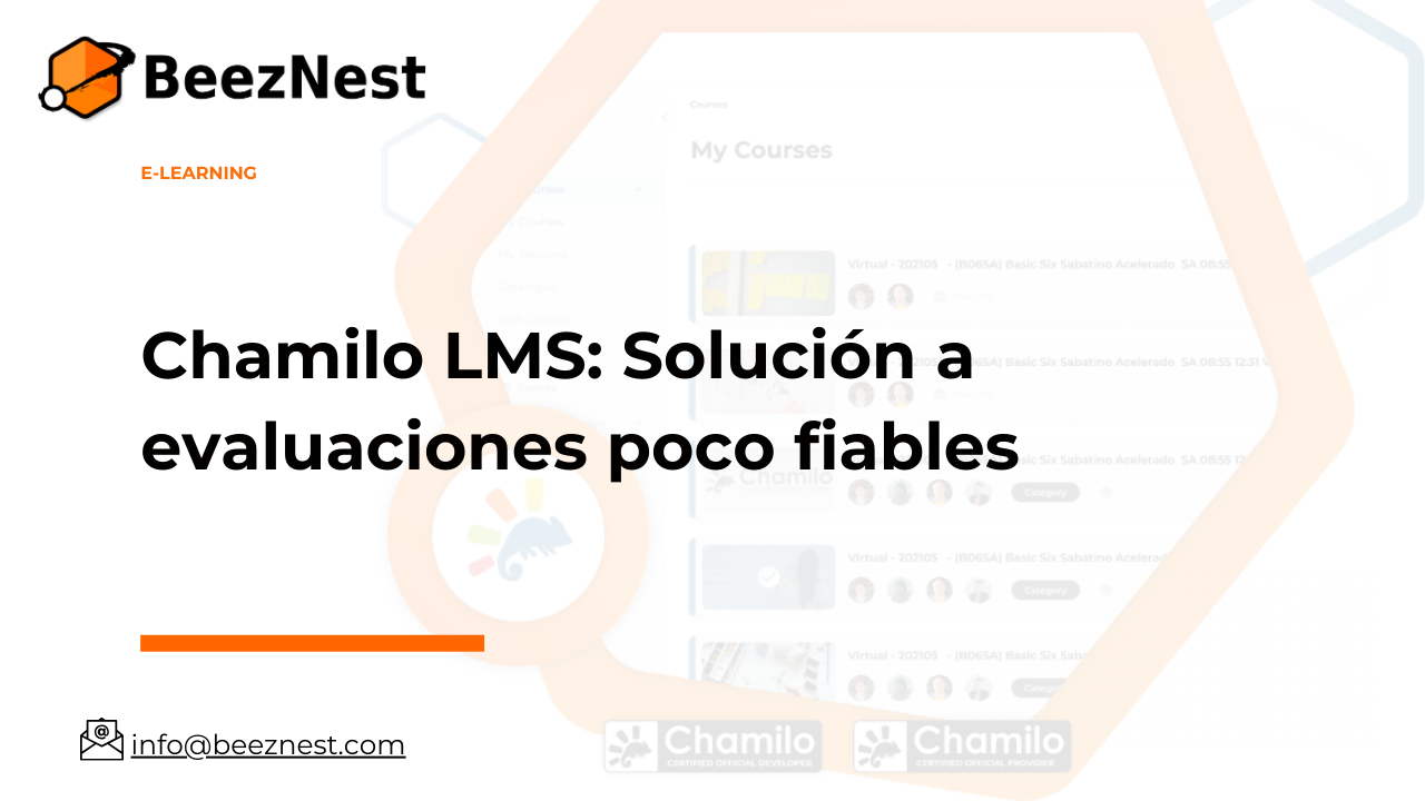 Chamilo LMS: Solución a evaluaciones poco fiables