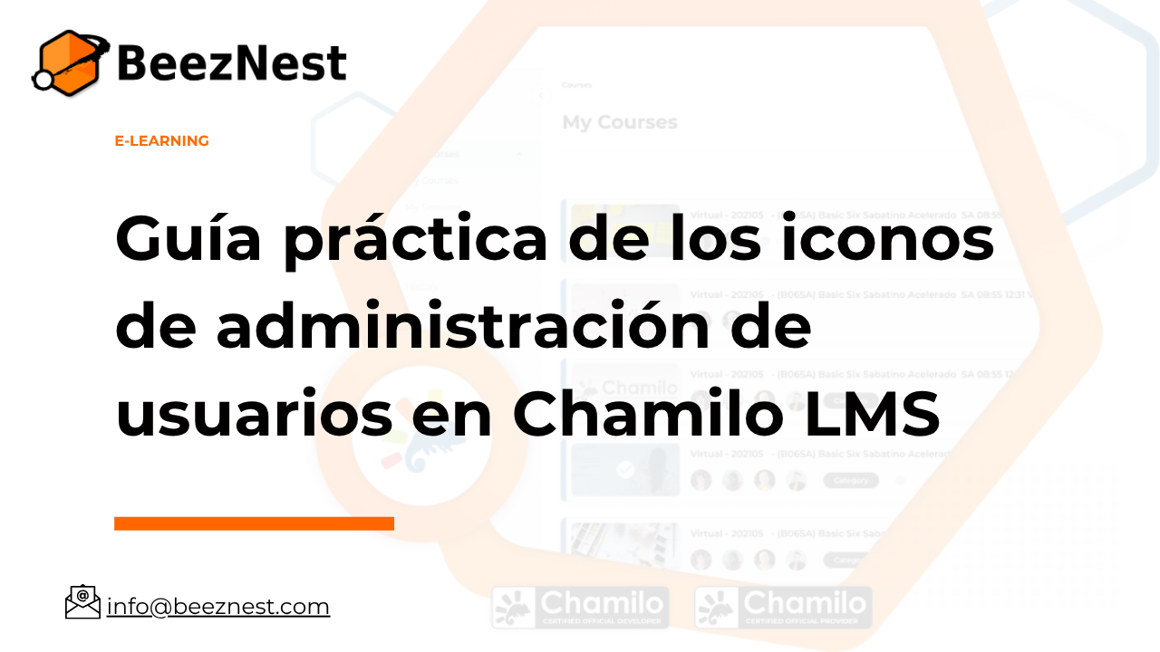 Guía práctica de los iconos de administración de usuarios en Chamilo LMS
