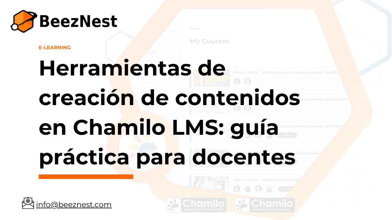 Herramientas de creación de contenidos en Chamilo LMS: guía práctica para docentes