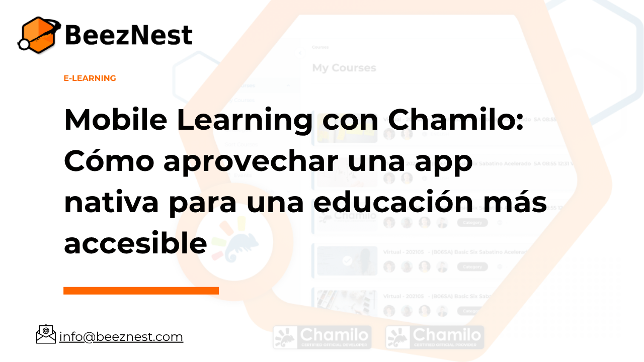 Mobile Learning con Chamilo: Cómo aprovechar una app nativa para una educación más accesible