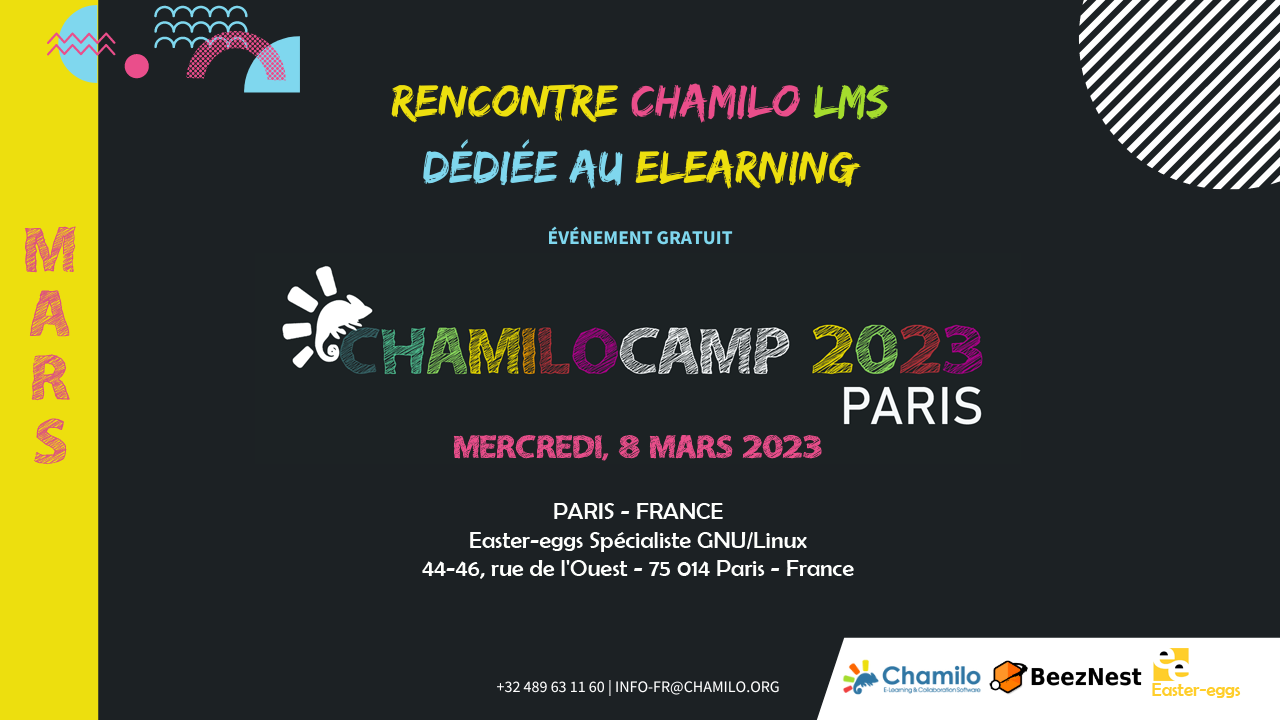 ChamiloCamp 2023 à Paris
