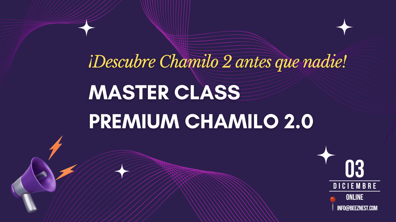 Master Class Premium Chamilo 2: con su creador Yannick Warnier Master Class Premium Chamilo 2: con su creador Yannick Warnier