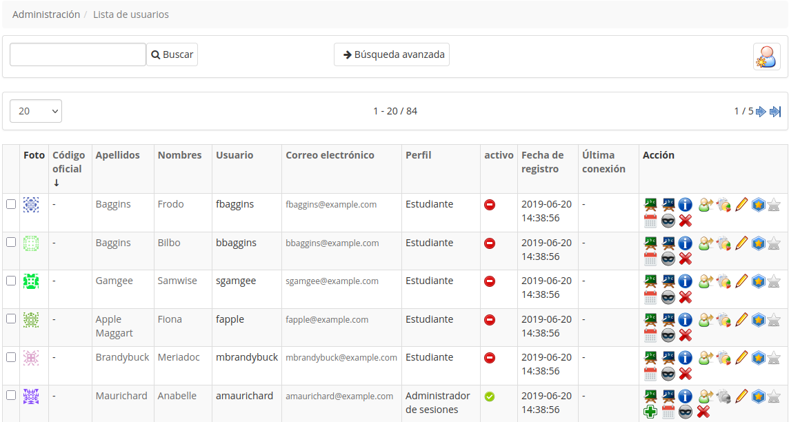 Img lista de usuarios